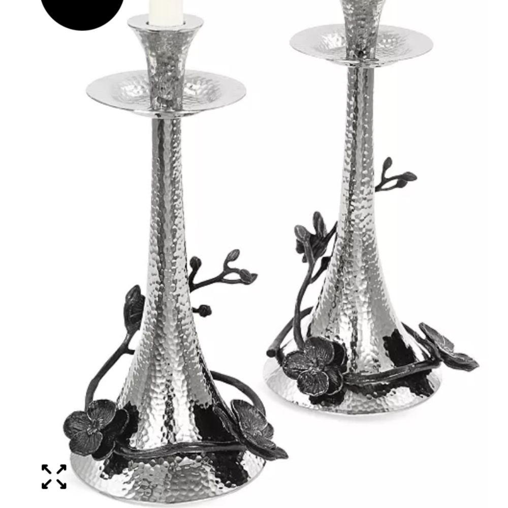Michael Aram “Black Orchid” Candlesticks